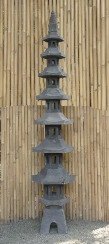 Product image of the product “Pagoda Hexagon 7 stages, in the sizes from 200cm to 300cm, Natural finish ”